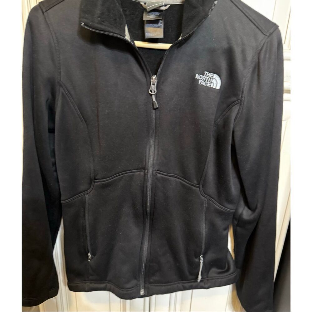 The North Face Women's Full Zip Fleece Lined Jacket Black Small - Picture 6 of 9